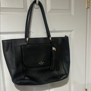Kate Spade Black Tote Sleek Structured Design
